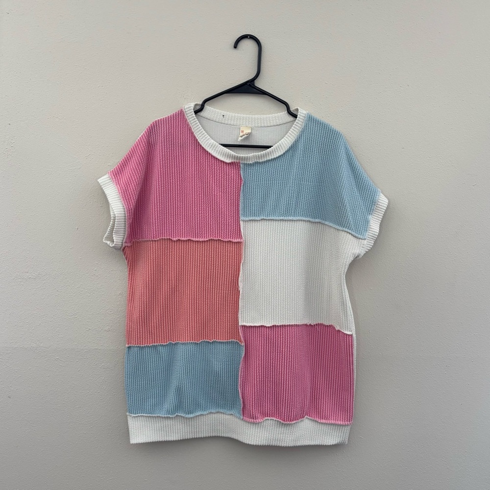 7th Ray Color Block T-Shirt